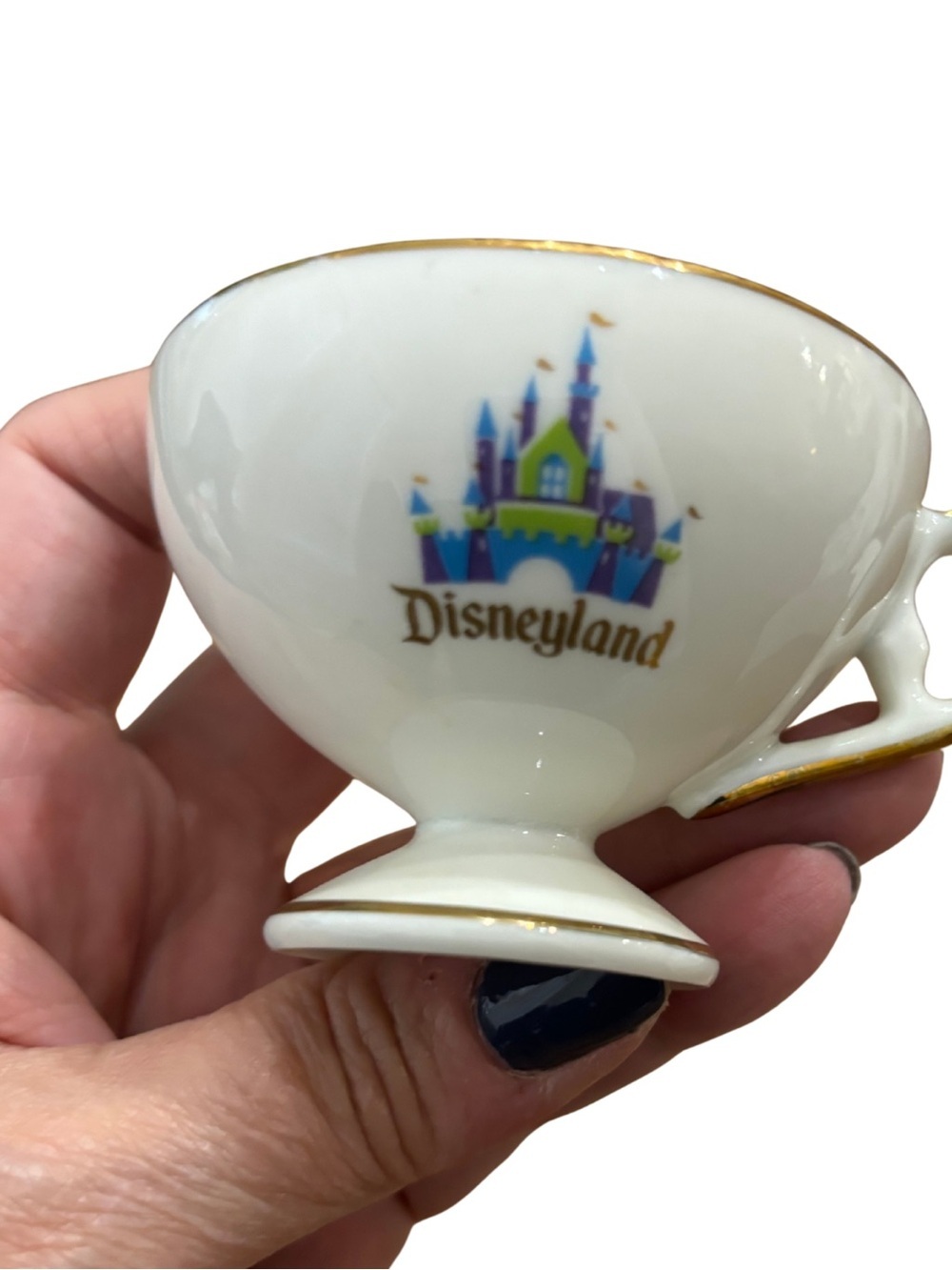 Vintage Walt Disney Productions Japan Mini Tea Cup & Saucer Set - Picture 3 of 7